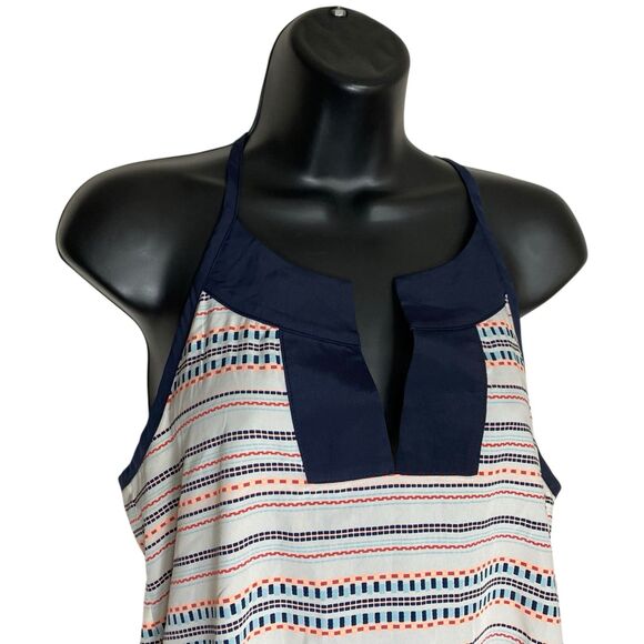 Athleta Tank Top Womens XS V-Neck Tassels Halter Beachy Athleisure Boho Sporty - Picture 6 of 11